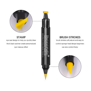 Double-Headed Waterproof Eye Liner